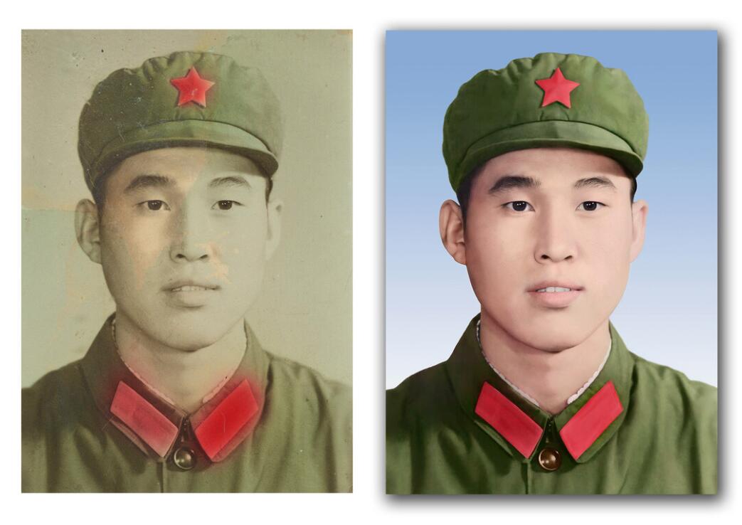宜丰破损照片修复-18